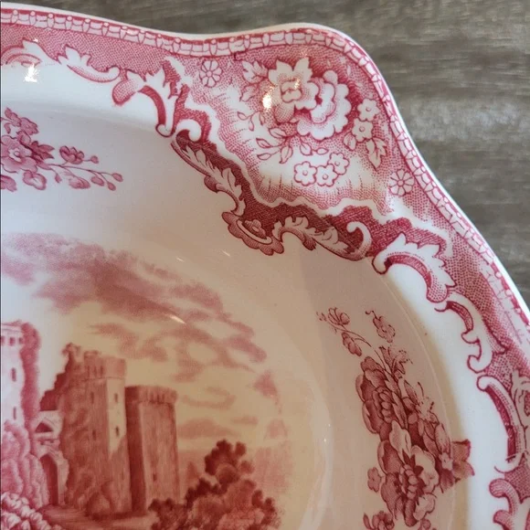 Johnson Bros Old Britain Castles, Pink Serving Bowl - Picture 8 of 8